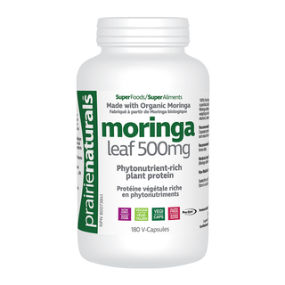 Prairie Naturals Moringa Leaf 180 Veggie Caps