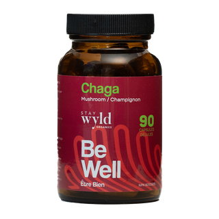 Stay Wyld Organics Chaga Mushroom 90 Capsules