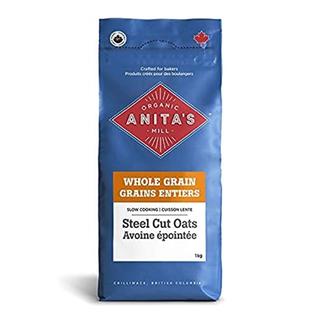 Anita's Organic Mill Steel Cut Oats Whole Grain 1kg