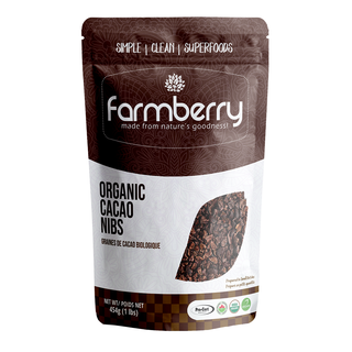 Farmberry Organic Cacao Nibs 454g