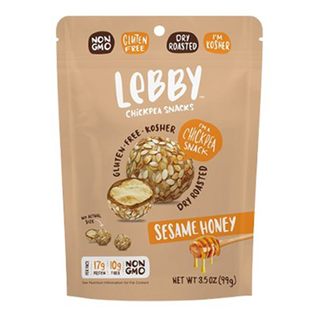 Lebby Chickpea Snacks Sesame Honey 99g