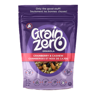 Grain Zero Granola Cranberry & Cashew 225g