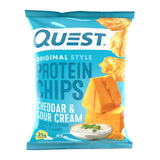 Quest Bar Original Style Protein Chips Cheddar & Sour Cream 32g