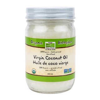 Now Organic Virgin Coconut Oil 355mL