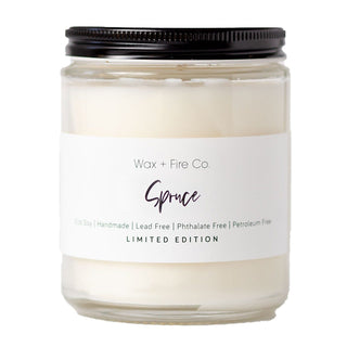 Wax+Fire Soy Candle Spruce 8 oz