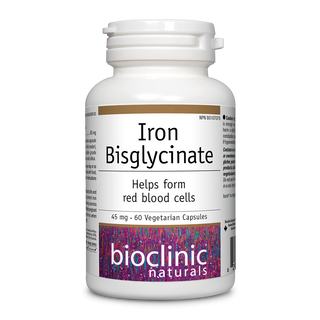 Bioclinic Iron Bisglycinate 60 Veggie Caps