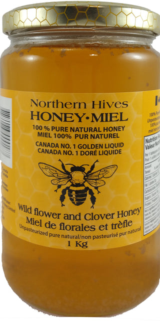 Northern Hives Honey Wild Flower Clover 1kg