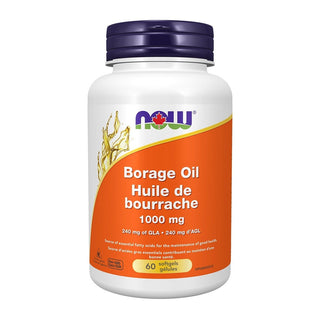 Now Borage Oil 1000mg 60 Softgels