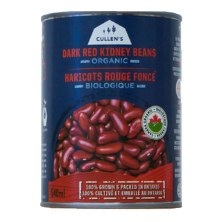 Cullen's Organic Dark Red Kidney Beans 540mL