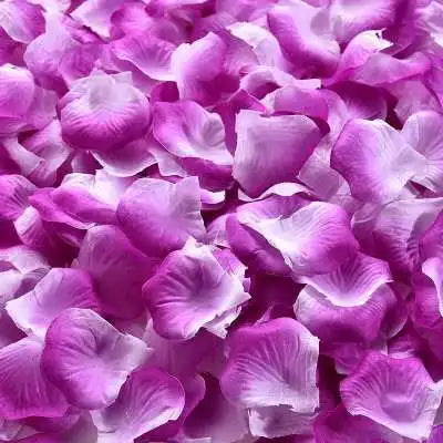 Colorful Artificial Rose Petals Wedding Decor - Silk Flower Petal Accessories for Romantic Rose Décor