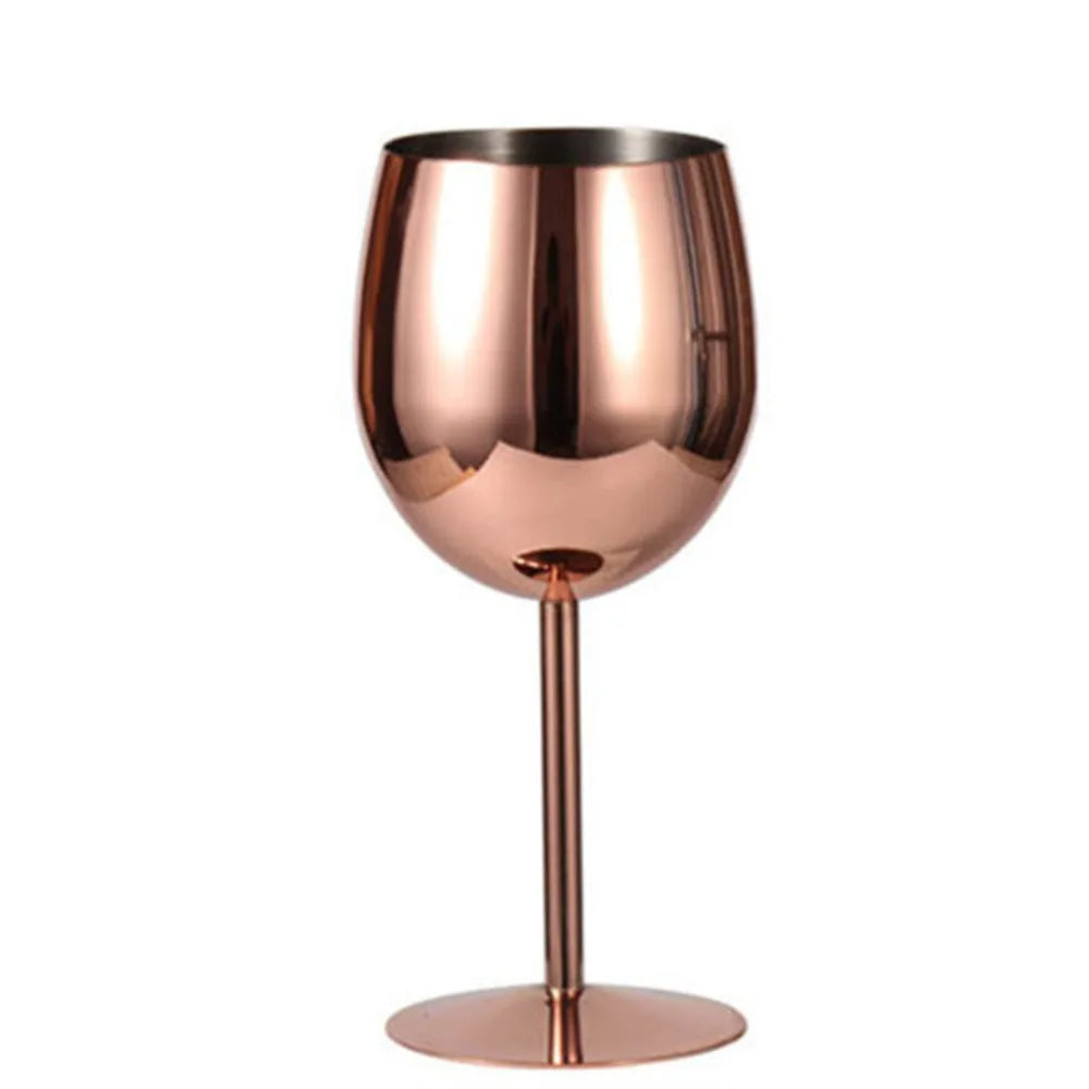 10pcs 304 Stainless Steel Red Wine Cocktail Champagne Cups (350ml)