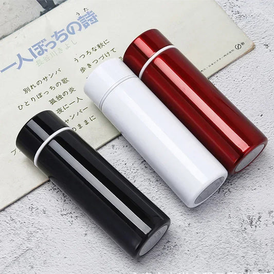 "120ml Portable Mini Thermos Bottle - Stainless Steel Coffee Vacuum Flask, Small Travel Water Cup"