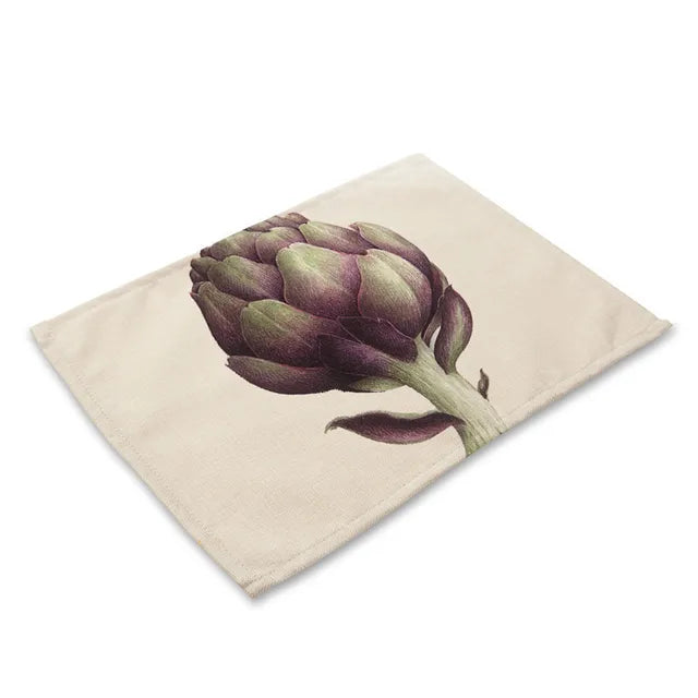 Flower Pattern Placemat Dining Table Mat