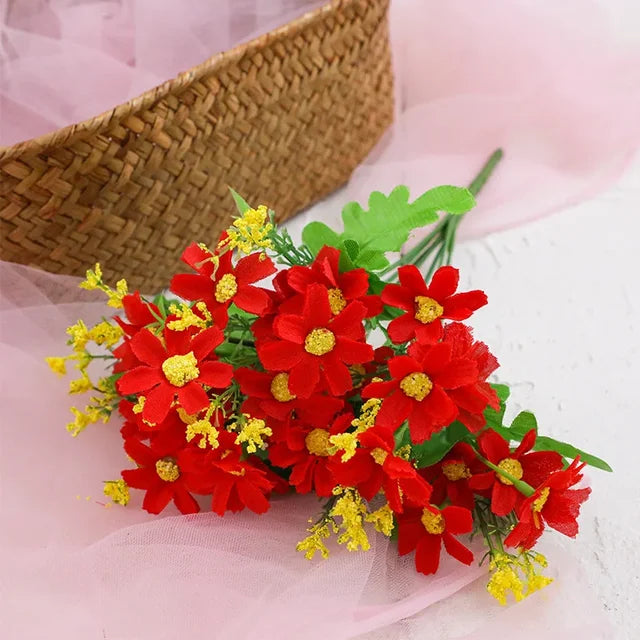 Artificial Daisy Flower Plant with 28 Heads - DIY Wedding Home Decor
