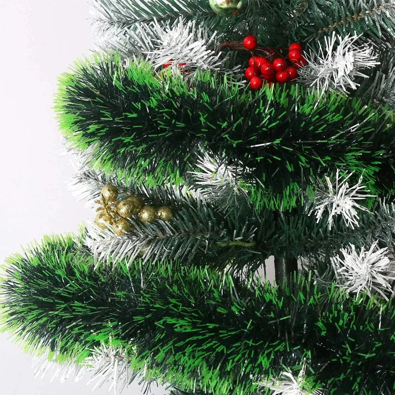 Christmas Decor Ribbons Garland for Xmas Tree Hanging Ornaments