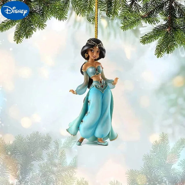 2024 New Disney Princess Series Christmas Decorations: Cute Cartoon Theme Tree Ornaments & Home Gifts