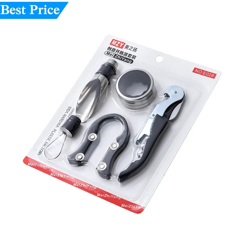 20Pcs Wine Opener Kit Set with Stainless Steel Tools and Accessories