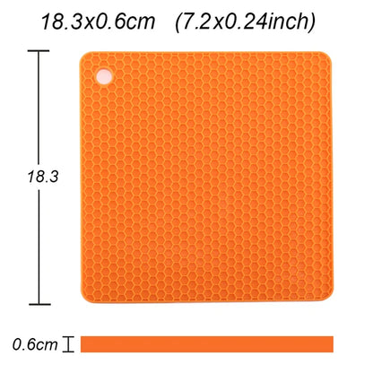25 Styles Silicone Mat - Heat Resistant Potholder, Placemat, Non-slip Pot Holder, Cup Coaster - Kitchen Accessories