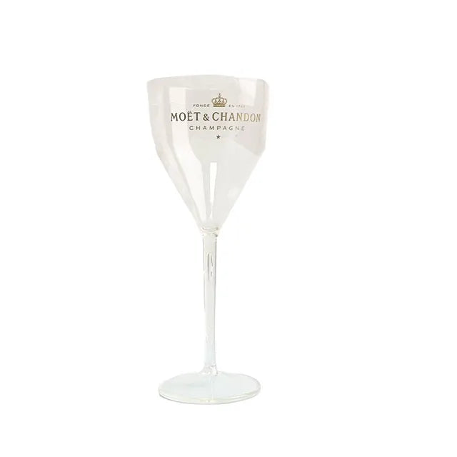 265ML Plastic Wine Cup Set - High Feet Champagne