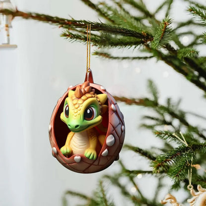 Dragon Baby Egg Pendant Christmas Tree Hanging Ornament