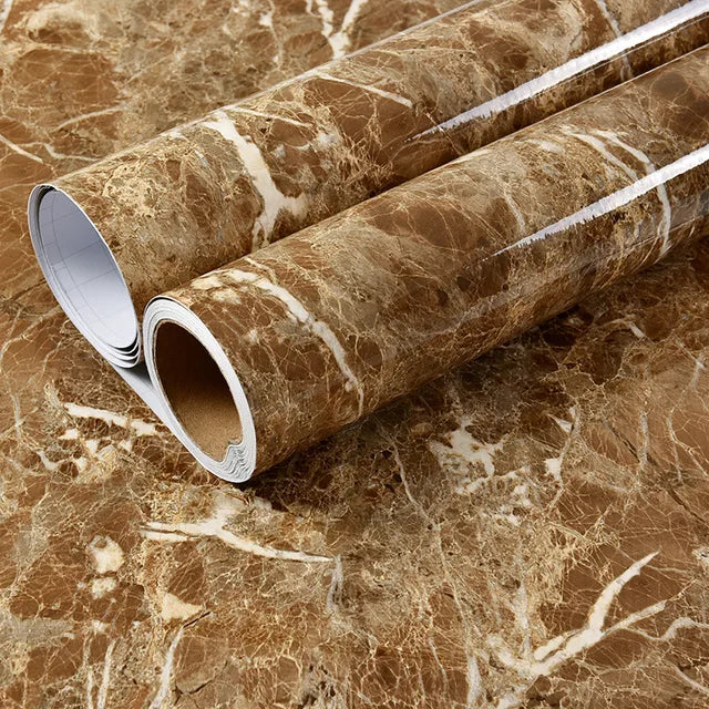 2M Marble Contact Wall Paper Countertops