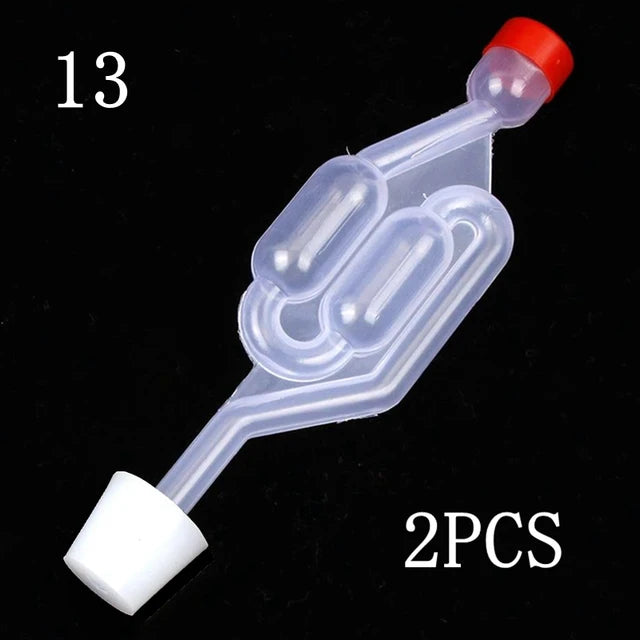 2pcs/Lot Home Brew Wine Fermentation Airlock with Silicone Stoppers Plug