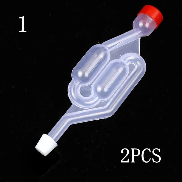 2pcs/Lot Home Brew Wine Fermentation Airlock with Silicone Stoppers Plug