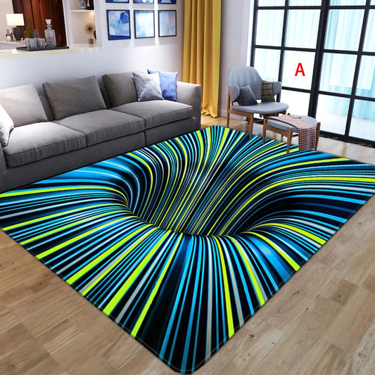 3D Vortex Illusion Carpet