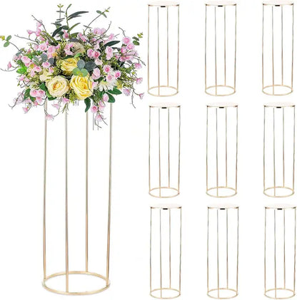 Metal Flower Stand for Wedding Table - Floor Vase Stands - Tall Tabletop Centerpiece (3PCS/lot)