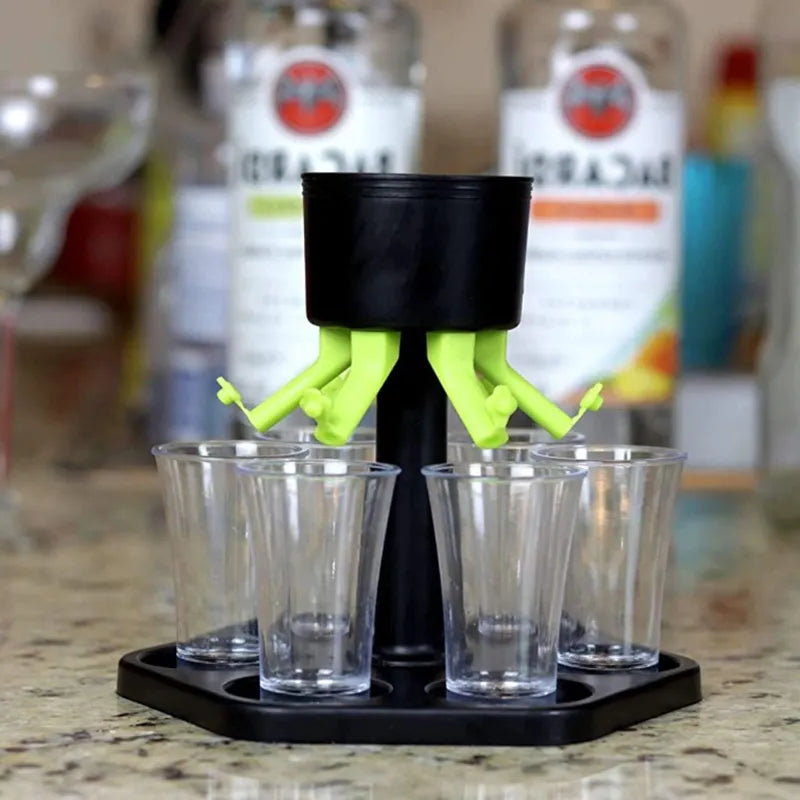 Shot Glass Games Dispenser - Wine Whisky Beer Liquor Bar Accessories - Party Drinking Tools - Beer Dispenser