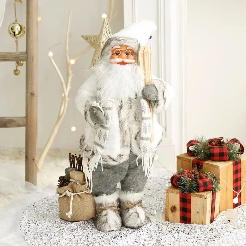 60cm Santa Claus Christmas Decoration Doll - Creative Little Doll for Christmas Tree Scene