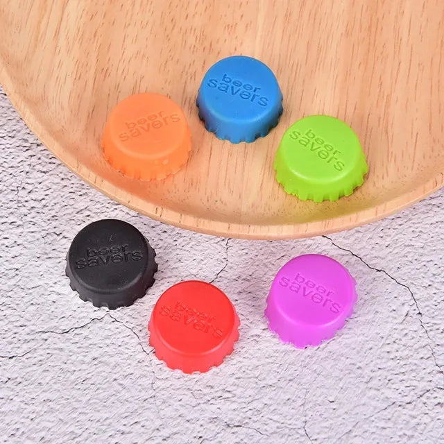 Silicone Beer Bottle Caps for Home Brewing & Wine Making, Candy Colors