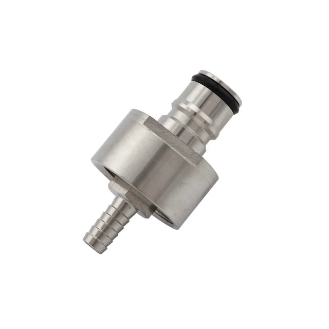 Carbonation Cap with 5/16" Barb CO2 Keg Charger Kit for Beer Brewing and Soda Drink - Ball Lock Disconnect