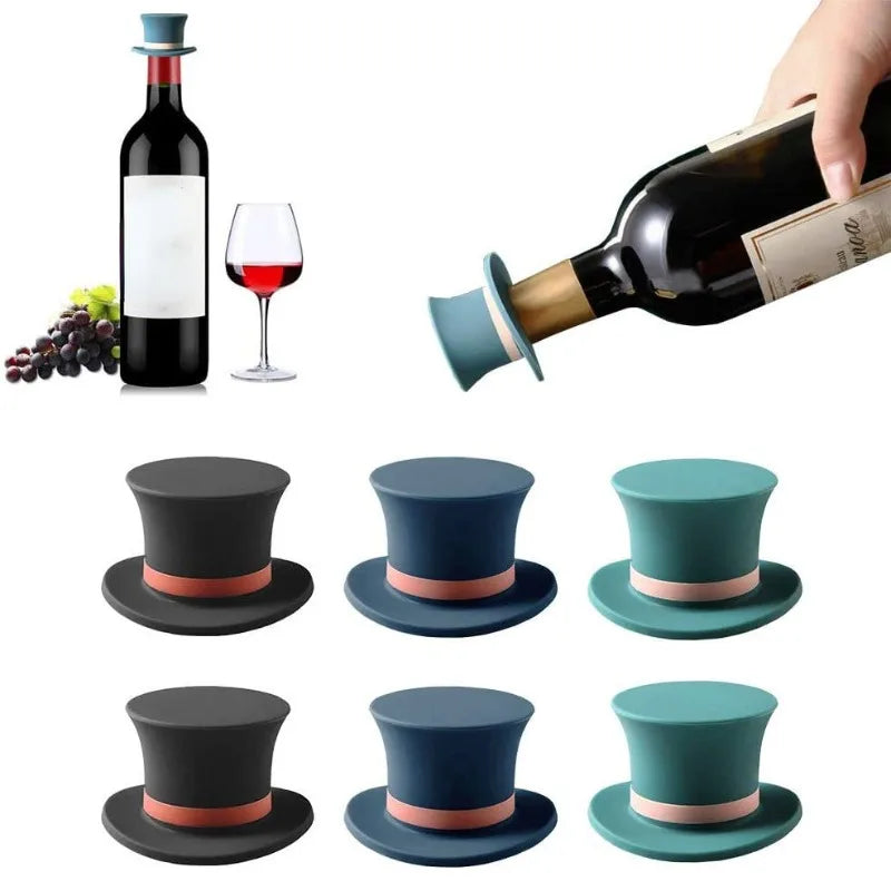 Bar Bartender Accessories Reusable Silicone Wine Bottle Stopper