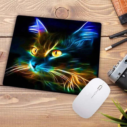 Big Promotion 22X18CM Cartoon Cute Cat Head Cool Designs Table Mouse Pad