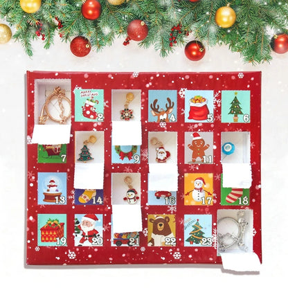 Christmas Advent Calendar Girls Gift - DIY Bracelet Countdown Calendar 2023 for Kids
