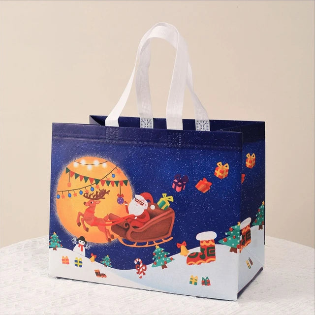 Christmas Gift Bag Santa Claus Snowman Candy Gift Packaging Bag