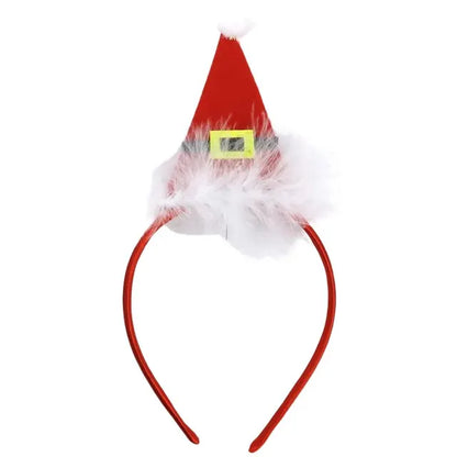 Cartoon Christmas Headband - Santa Claus, Snowman, and Deer Horn Hairband for Kids - Merry Christmas Gifts - Happy New Year