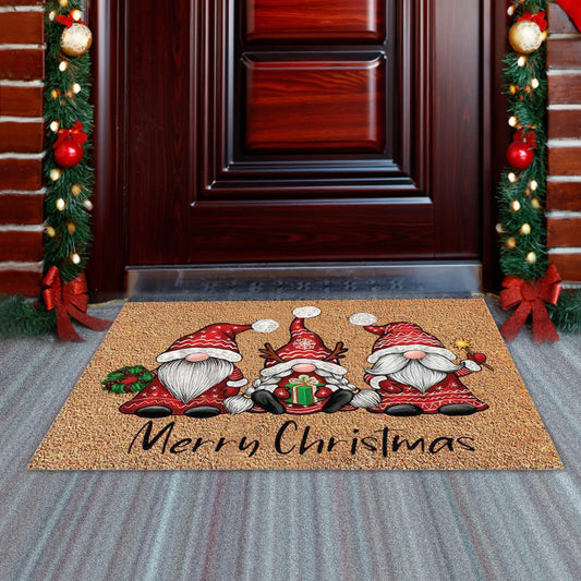 Christmas Welcome Gnome Doormat