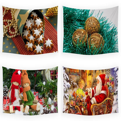 Christmas tapestry decoration for bedroom and living room.