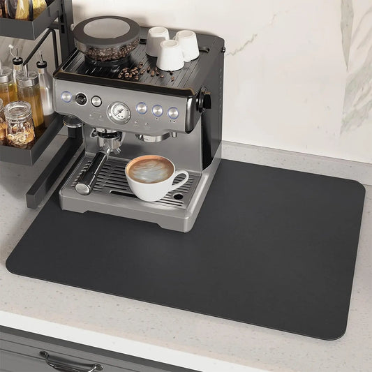 Coffee Mat Super Absorbent Draining Coffee Dish Drying Mat