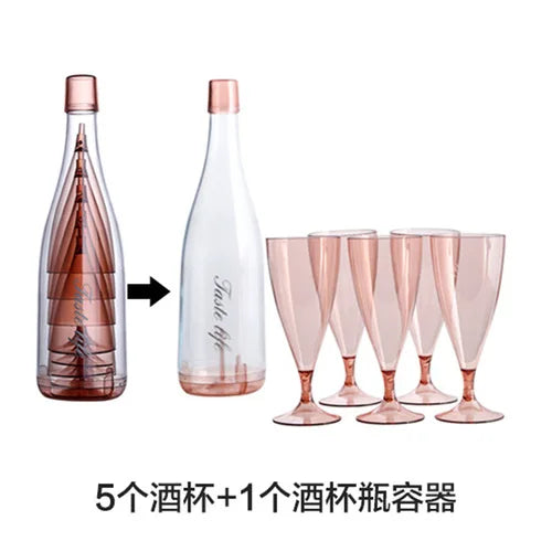 Portable Red Wine Glass Set