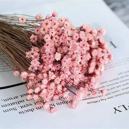 Mini Resin Candle Accessories with Dried Flower Bouquet Crafts for Baby Shower, Valentine's Day, and Party Decoration