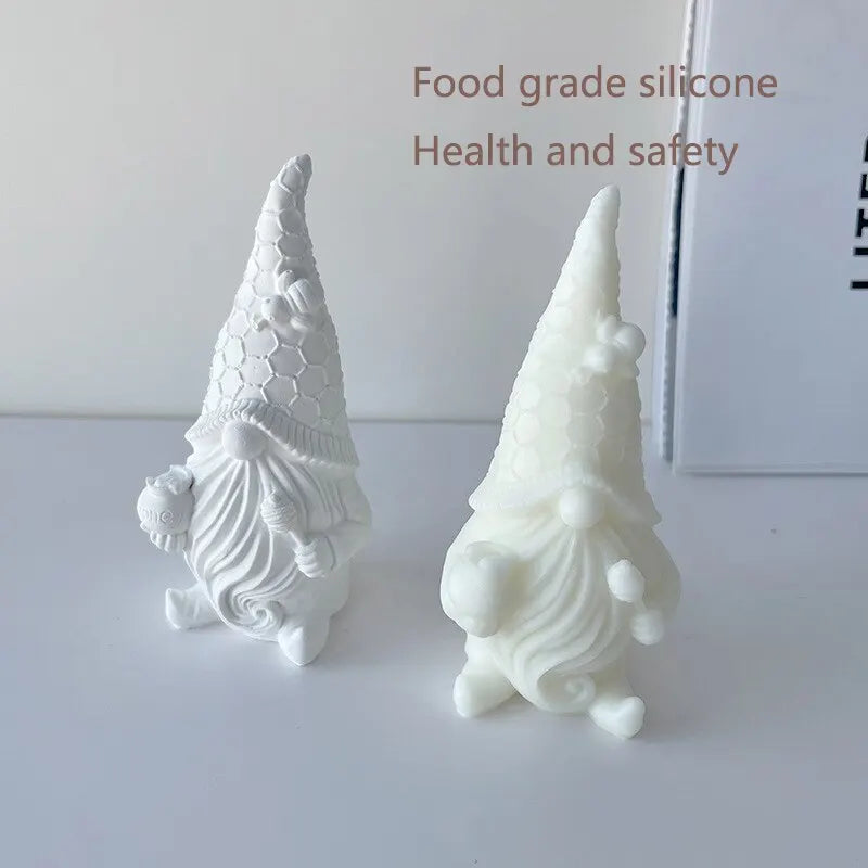 Silicone Mold for DIY Faceless Santa Candle and Soap