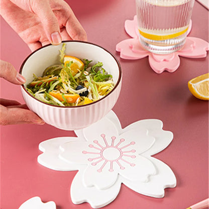 Hot Lotus Heat Insulation Coaster Mugs Pad