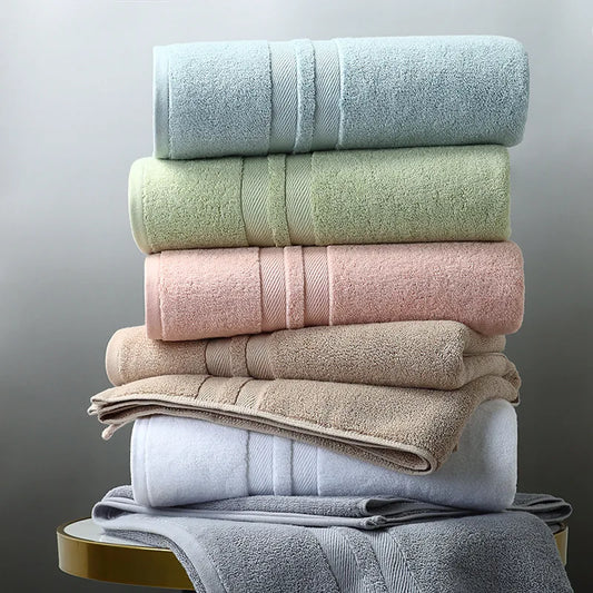 Multi-Color 140g Thick Cotton Towel - Water Absorbent, Soft & Embroidered for Company Gifts