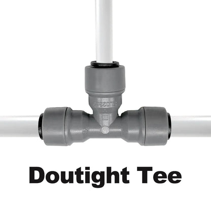 Kegland Duotight Plastic Quick Connect 8mm (5/16) Tee Piece for Beer Brewing
