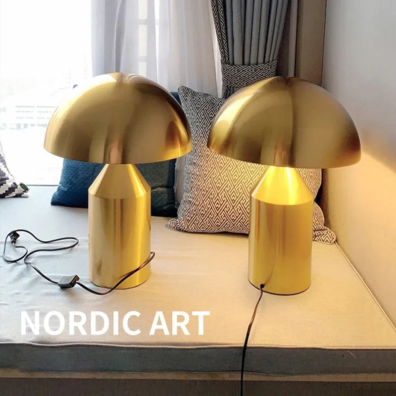 Premium luxury living room hotel table lamp.