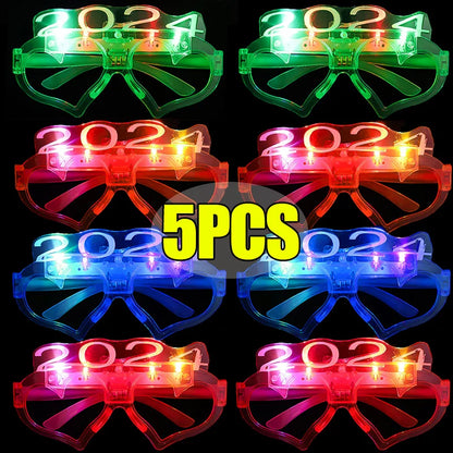 Flashing LED Glasses for Parties and Events - Adult and Kids Gifts for 2024