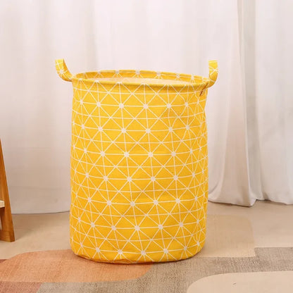 Portable Foldable Laundry Basket for Kids Toys and Dirty Clothes - Large